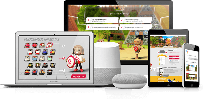 multidevice Illustration des Onlinebattles sur différents périphériques