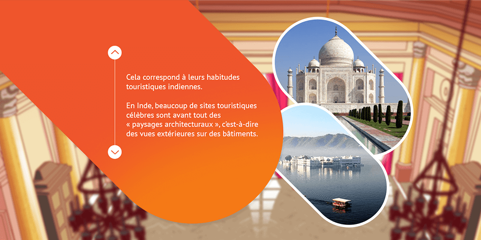 Exemple de contenu E-learning sur mesure pour le module Repères interculturels de CRT Île-de-France
