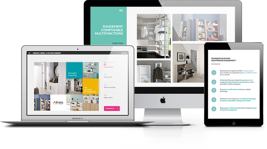 Illustration d'OnlineAuteur, une suite complète d'outils E-learning