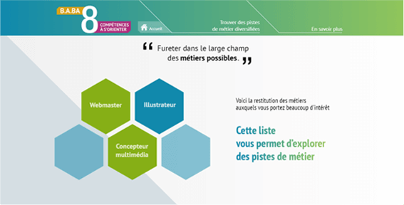 Exemple de contenu E-learning sur mesure pour le module B.A.-BA de l'orientation d'Emploi Store