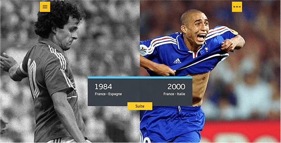 Exemple de contenu E-learning sur mesure pour le l'Euro 2016
