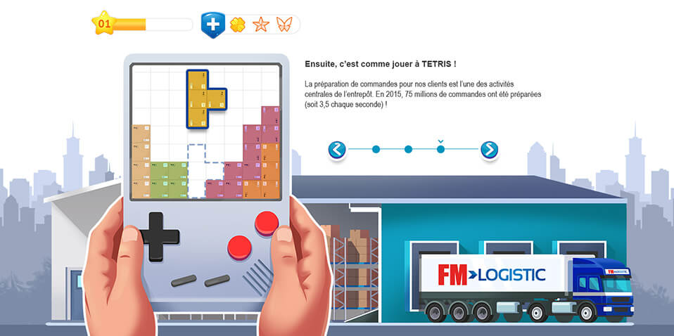 Exemple de contenu E-learning sur mesure pour le module This is my FM de FM LOGISTIC