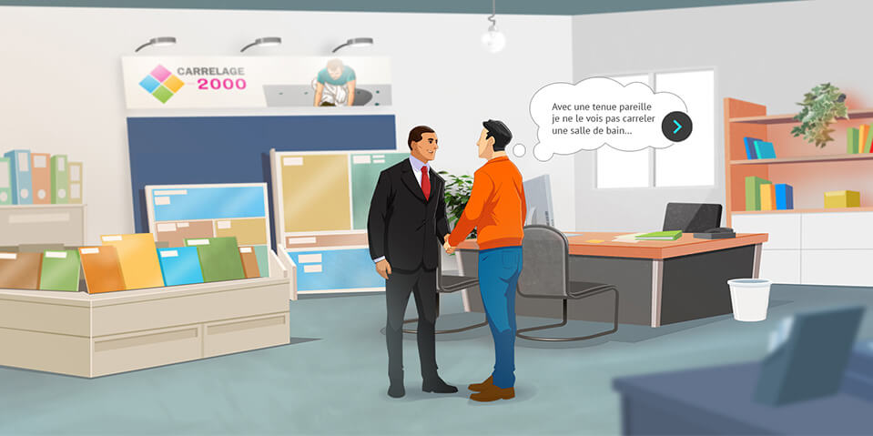 Exemple de contenu E-learning sur mesure pour le module Réussir son recrutement de Pôle emploi