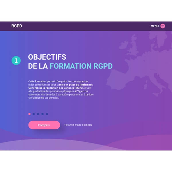 Exemple de contenu de formation RGPD