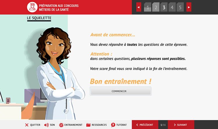 Exemple de contenu de formation Anatomie et Biologie