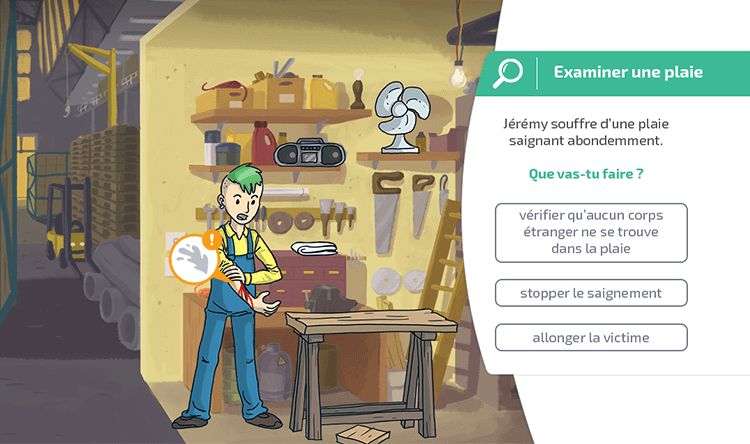 Exemple de contenu de formation Gestes de Premiers Secours