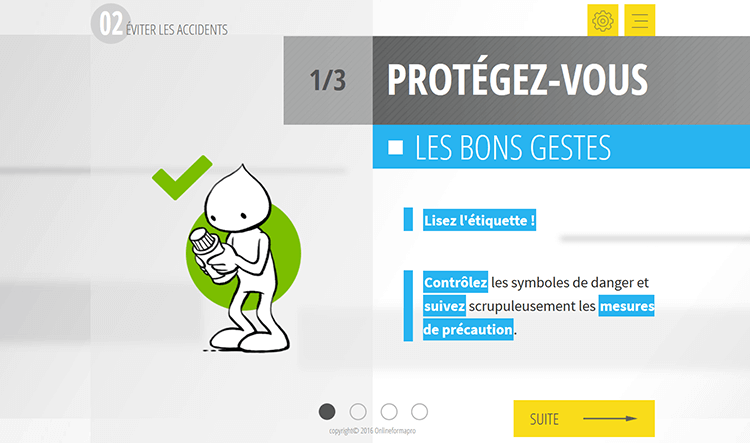 Exemple de contenu de formation Produits Chimiques