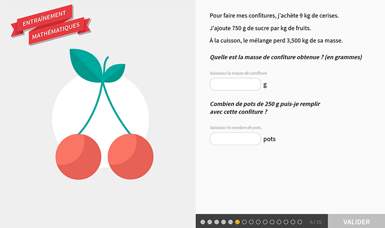 Exemple de contenu de formation Quiz Formatif