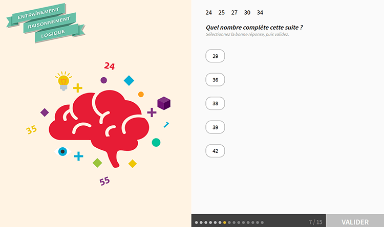 Exemple de contenu de formation Quiz Formatif