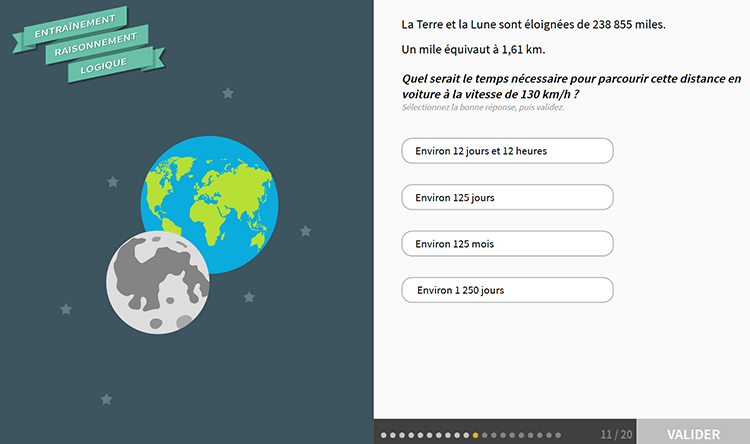 Exemple de contenu de formation Quiz Formatif