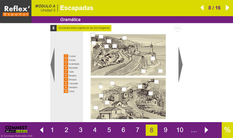 Exemple de contenu de formation de REFLEX’ESPAÑOL Avancé (B2)