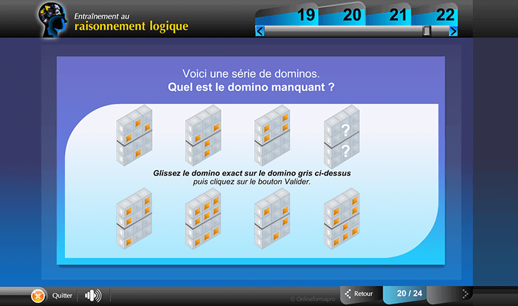 Exemple de contenu de formation Logique