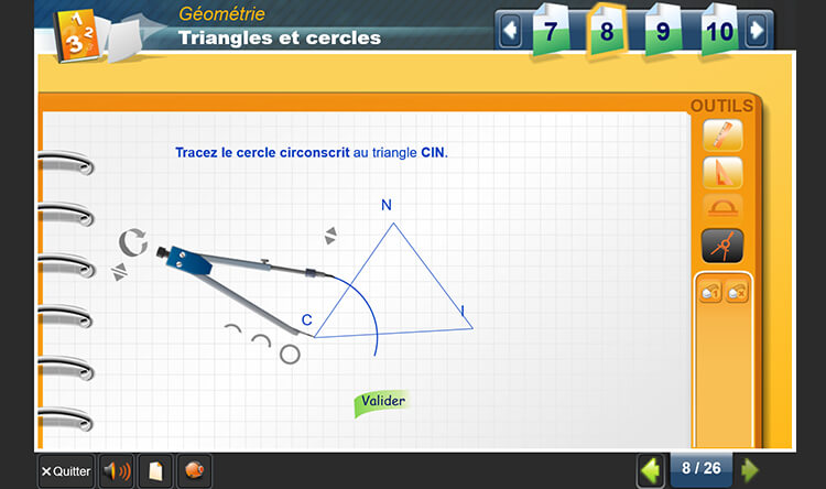 Exemple de contenu de formation Mathématiques – Niveau D