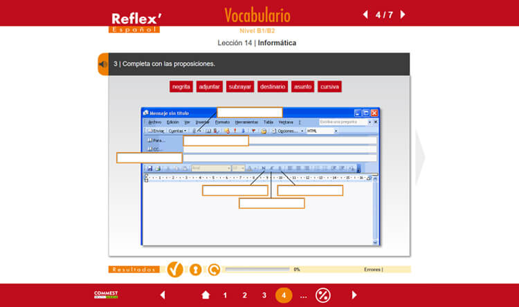 Exemple de contenu de formation de REFLEX’ESPAÑOL GRAMÁTICA / VOCABULARIO B1/B2