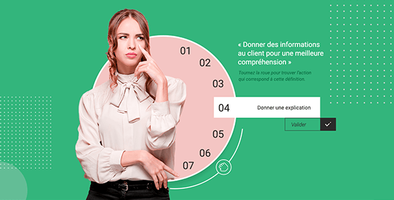 Exemple de contenu E-learning sur mesure pour le module traitement des réclamations du Crédit Agricole
