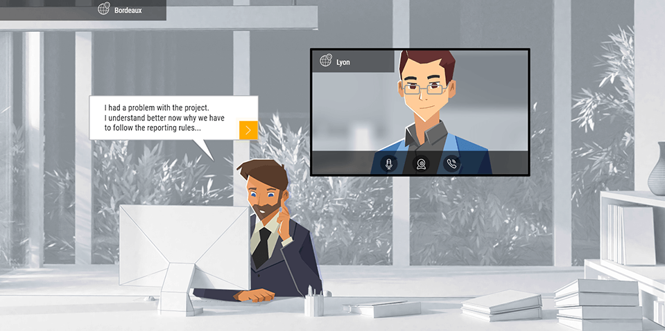 Exemple de contenu E-learning sur mesure pour la partie Processus de qualification des chefs de projet de CT Engineering