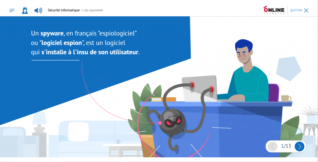 Exemple de contenu de formation Sécurité informatique