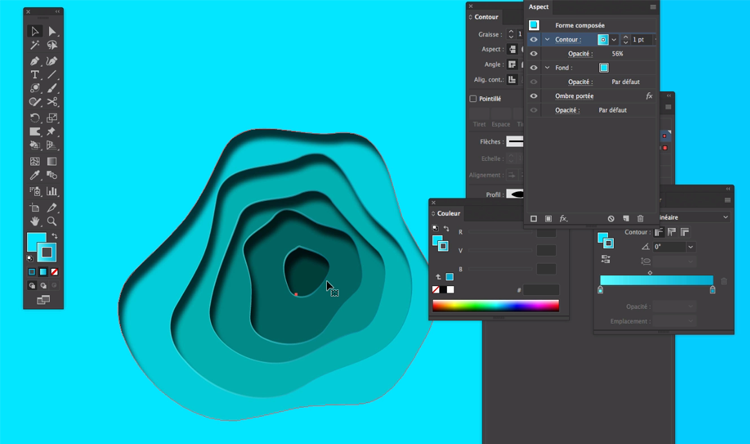 Exemple de contenu de formation Illustrator