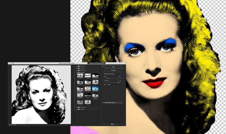 Exemple de contenu de formation Photoshop