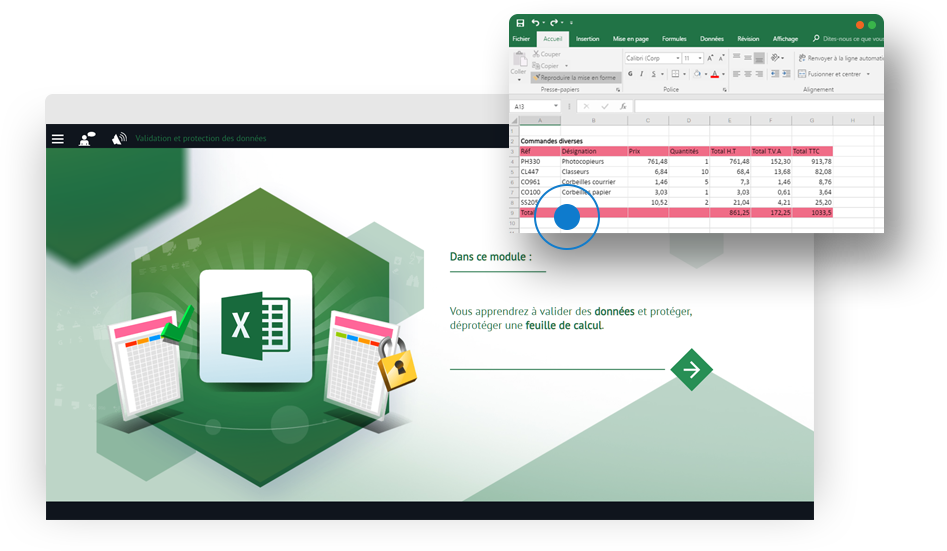 image_bloc_scorm_2 Illustration d'une formation E-learning Excel