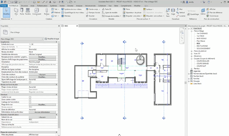 Exemple de contenu de formation REVIT