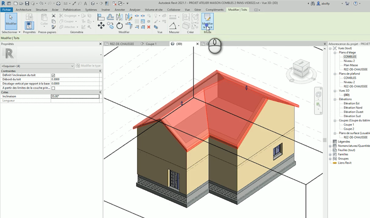 Exemple de contenu de formation REVIT