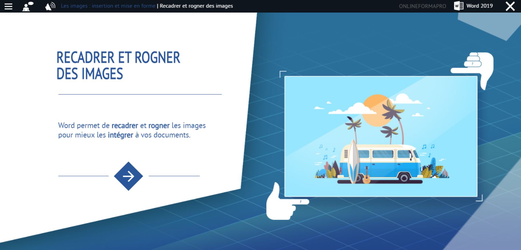 Exemple de contenu de formation Word 2019