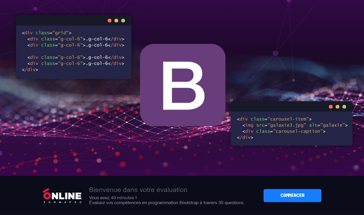 Exemple de contenu de formation BOOTSTRAP