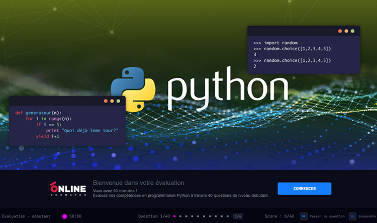 Exemple de contenu de formation Python