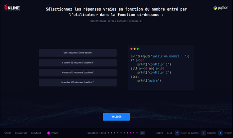 Exemple de contenu de formation Python