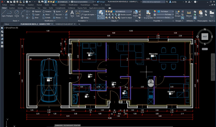 Exemple de contenu de formation AUTODESK – AutoCAD 2022