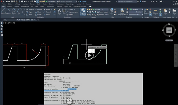 Exemple de contenu de formation AUTODESK – AutoCAD 2022