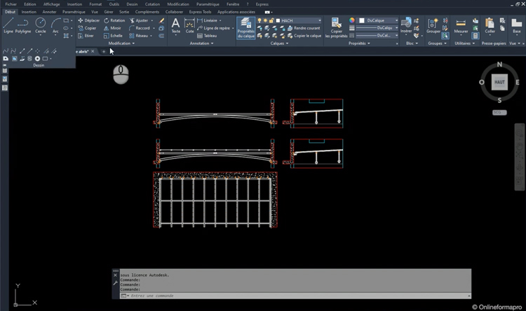 Exemple de contenu de formation AUTODESK – AutoCAD 2022