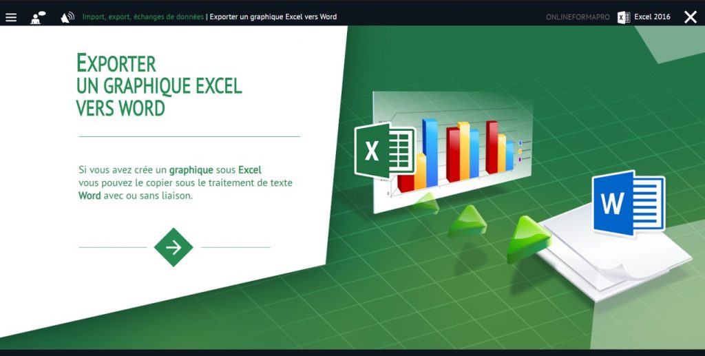 Exemple de contenu de formation Excel 2019