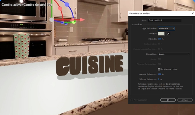 Exemple de contenu de formation After effect