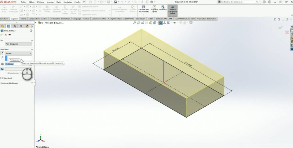 Exemple de contenu de formation SOLIDWORKS