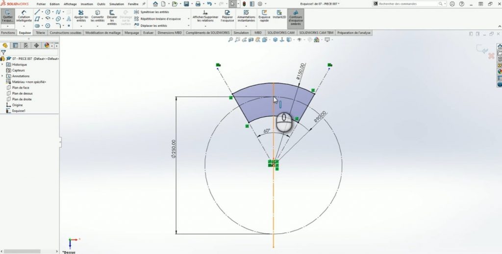 Exemple de contenu de formation SOLIDWORKS