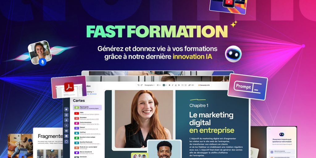Générez vos modules de formations digital learning avec l’IA – FastFormation