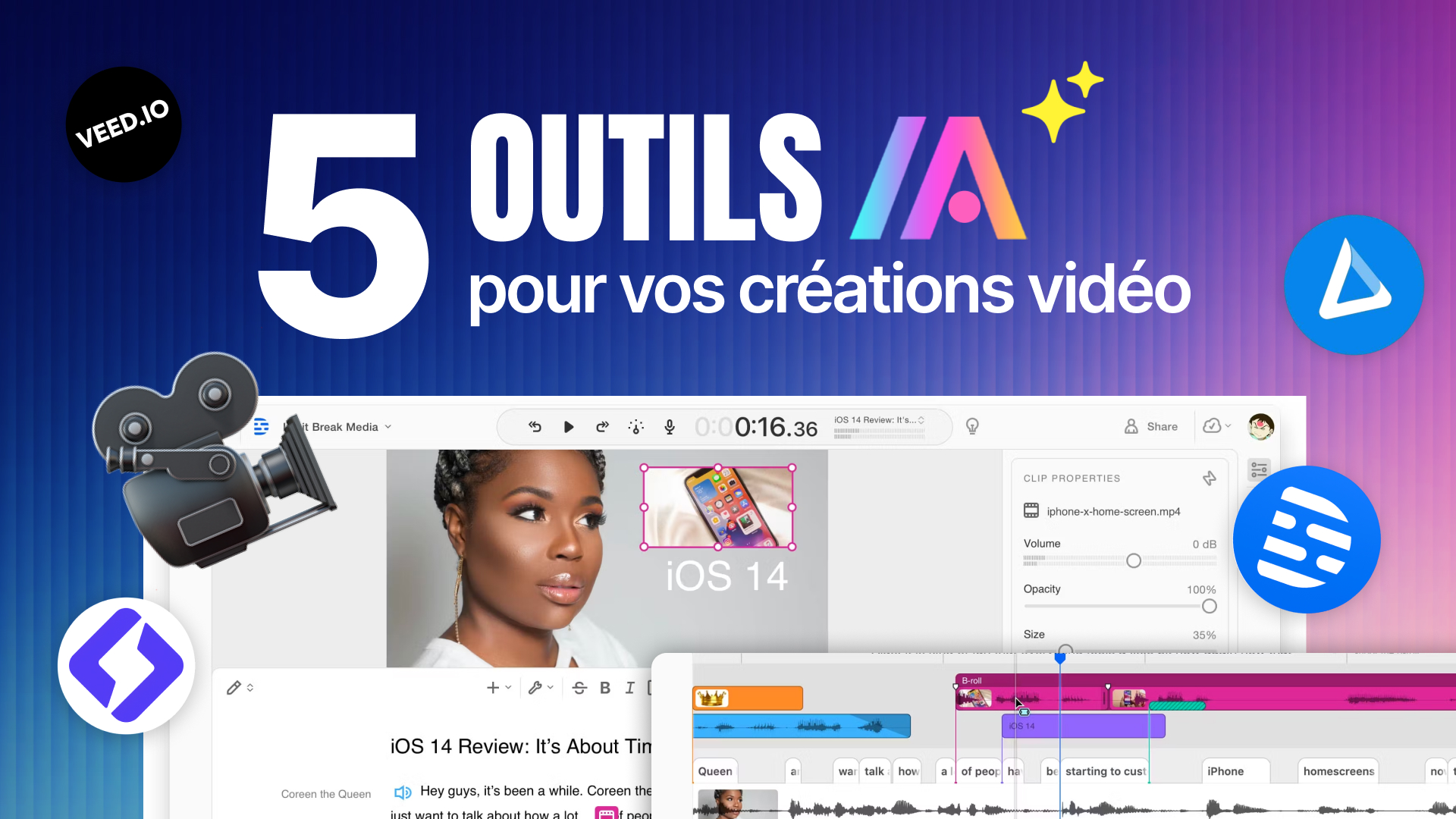 5 outils IA pour booster votre création vidéo !