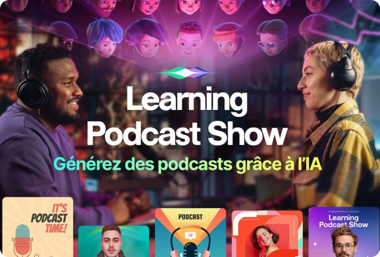 Learning Podcast Outil Auteur IA - LearningPodcast