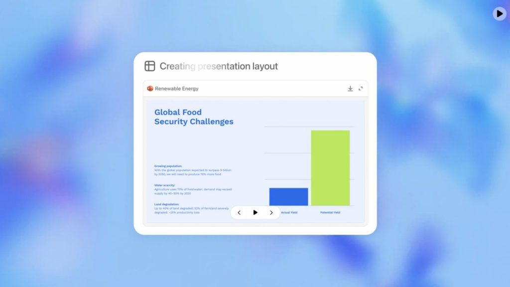 L'agent de ChatGPT dévoile tout son processus de recherche dans son ordinateur virtuel pour créer une présentation PowerPoint.
