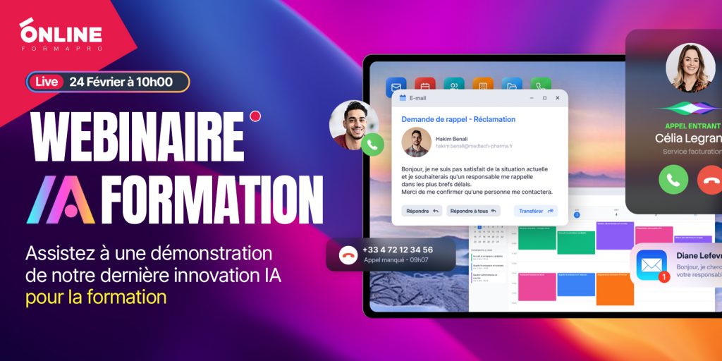Webinaire IA Formation - Démonstration de SimulPro