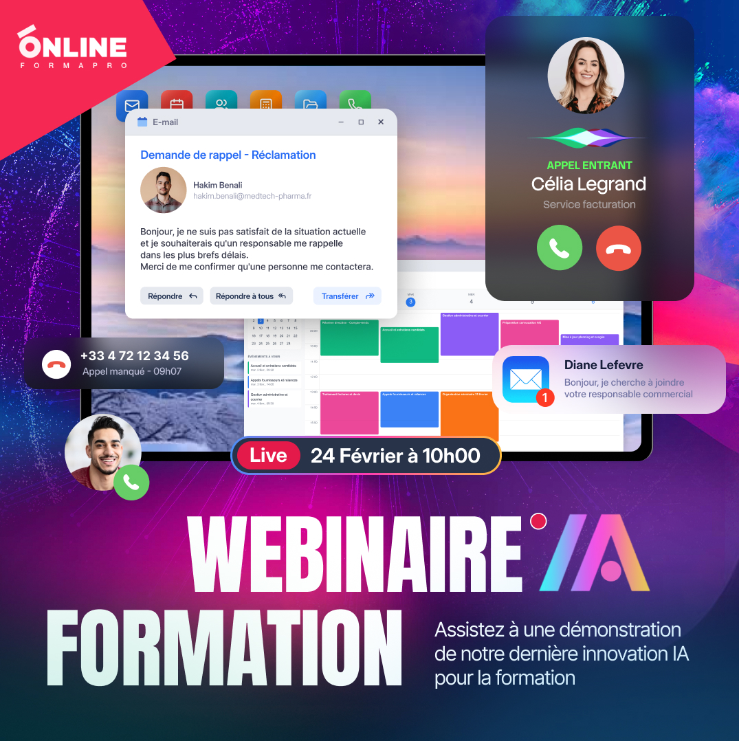 Webinaire IA & Formation : Démonstration de notre dernière innovation IA pour la formation